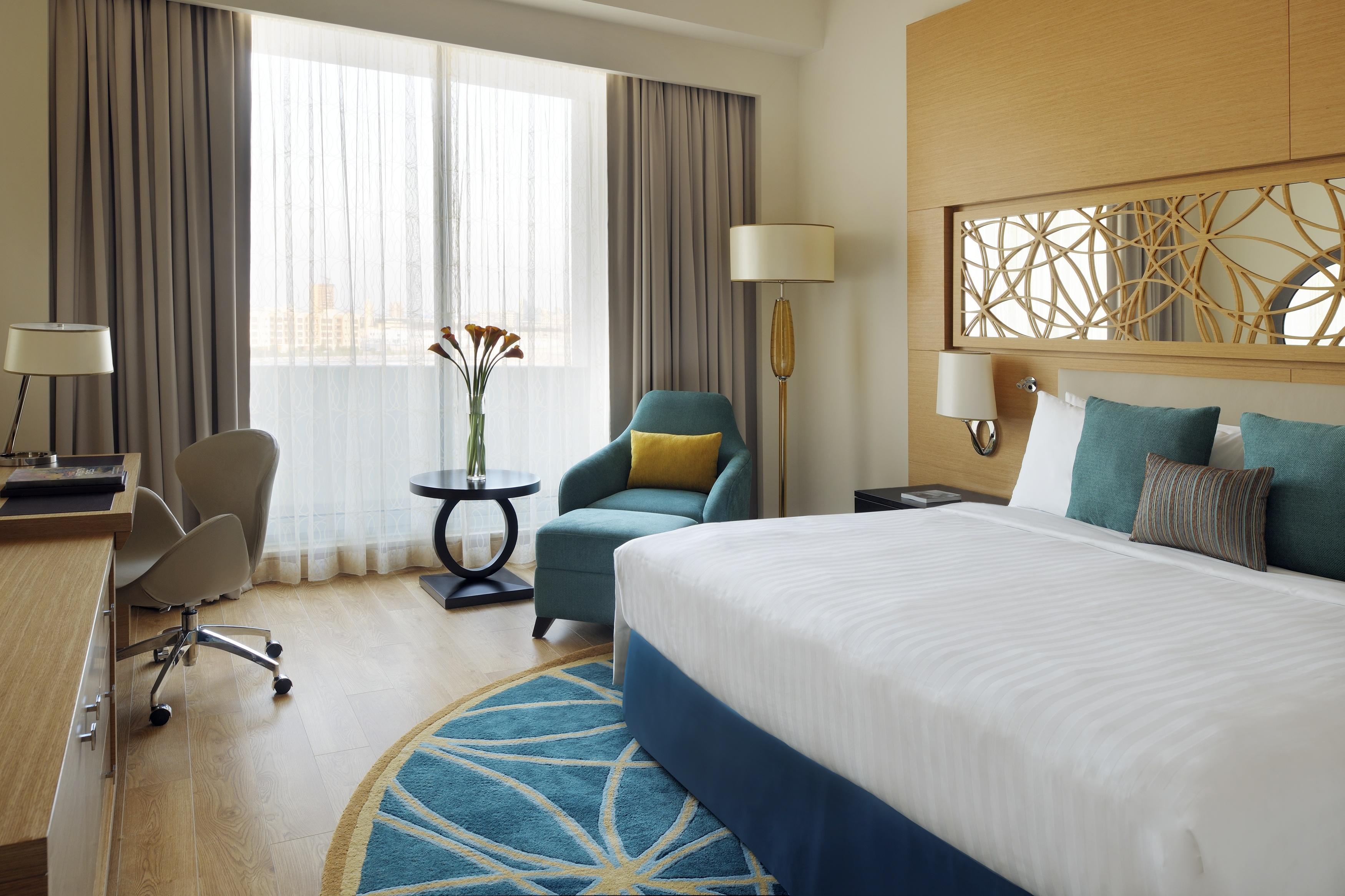 Marriott Executive Apartments Al Jaddaf, Дубай Экстерьер фото A room at the hotel