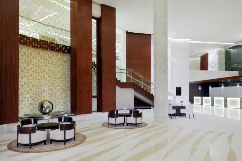 Marriott Executive Apartments Al Jaddaf, Дубай Экстерьер фото Lobby